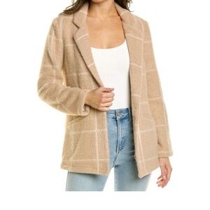 Z supply Anna plaid blazer, size small